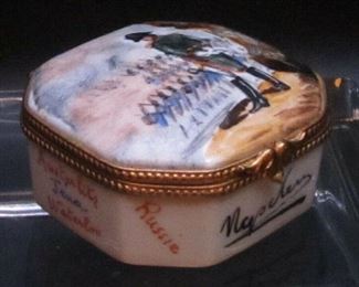 French Limoges Dresser Trinket Box Napoleon