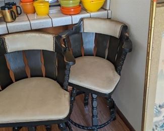Swivel bar chairs