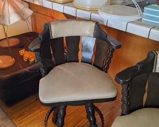 Swivel bar chairs