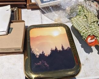 1980s framed picture 