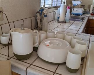 Midcentury pitcher set