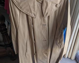 Leather coat