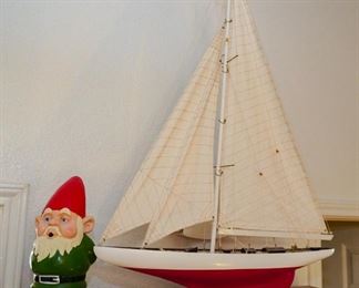 Model sailboat