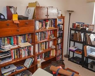 Bookcases and shelves