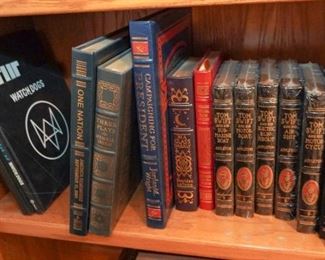 Easton Press leather bound books