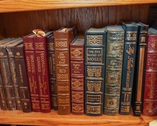 Easton Press leather bound books