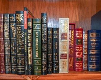 Easton Press leather bound books
