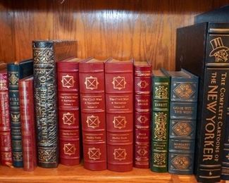 Easton Press leather bound books