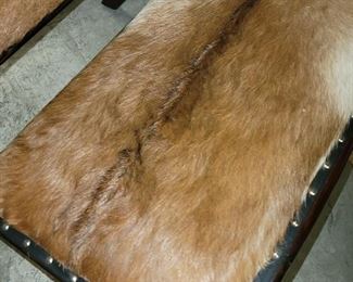 Cowhide leather chair