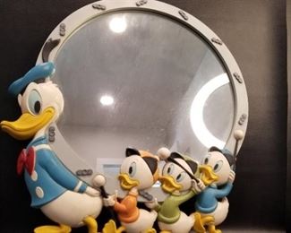 Original Vintage Donald Duck Mirror