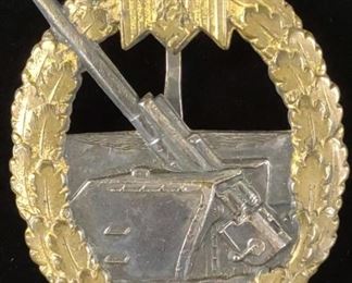 WWII German Coastal Artillery War Badge	