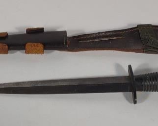 J Nowill & Sons Black Commando Knife & Scabbard	