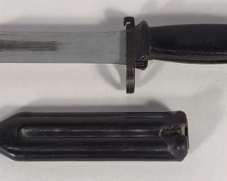 Bayonet Bowie Knife Blade w/ Sheath	