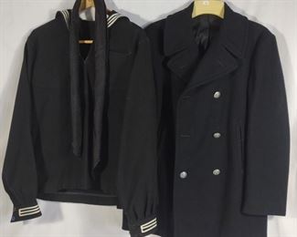 1979 US Navy Pea Coat & Uniform	