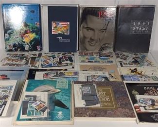 1980s & 90s Commemorative Stamp Collection Books	