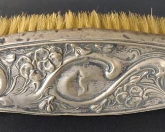 Antique Victorian Sterling Silver Vanity Brush	