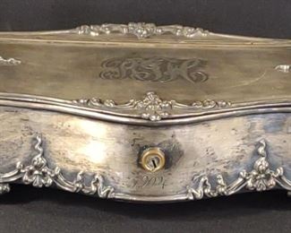 Antique Art Nouveau Jewelry Box	