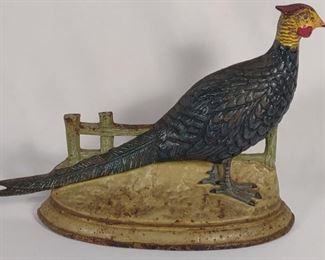 Cast Iron Pheasant Doorstop	