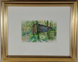 Jeanne Safar Watercolor Painting (original)	