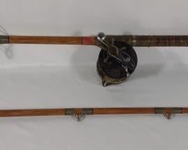 2 pc Vintage Sea Rod w/ Far Kast Reel	