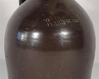 Cowden & Wilcox Brown Stoneware Jug	