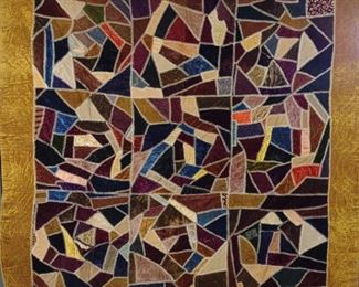 Victorian Crazy Quilt Velvet Patchwork	