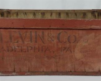 Wooden & Steel Nesting Banana Crate	