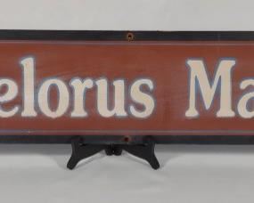 3' Pelorus Marina Wood Sign	