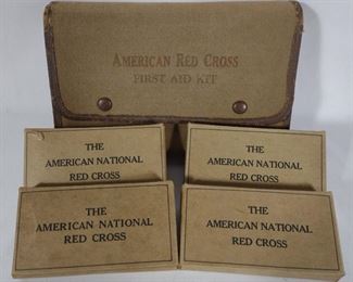 WWII Era American Red Cross First Aid Pouch	