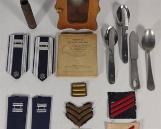 Vintage US Army & Navy Patches, Compass & More	