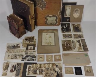 Antique 1800s Photo & Tintype Albums	