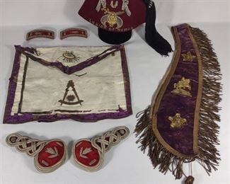 Vintage Masons Uniform Collection	