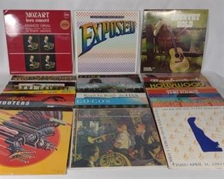 (28) Mostly Classic Rock Vinyl Record Albums	