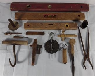 Antique Hand Tools & Levels	