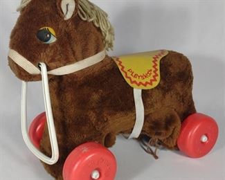 Vintage Playskool #480 Ride On Pony Toy	