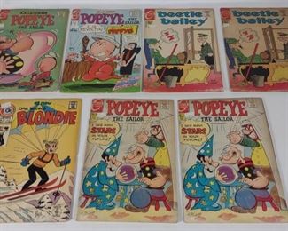 7 Charlton Comic Books	