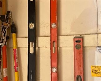 Levels-vintage and modern, assorted sizes