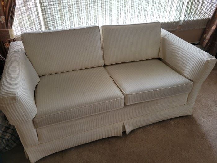 2 white sofas for living room- Good condition