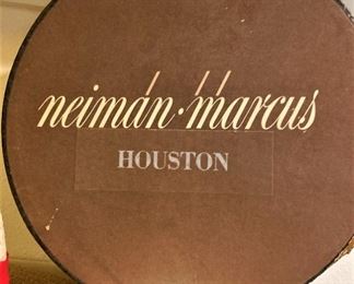 Vintage hat box (as is) from Neiman-Marcus