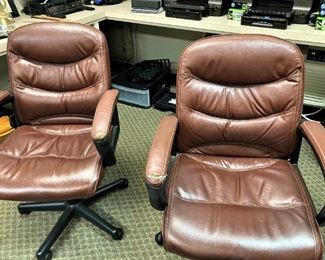 Two office chairs (as is)