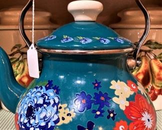 Colorful teapot