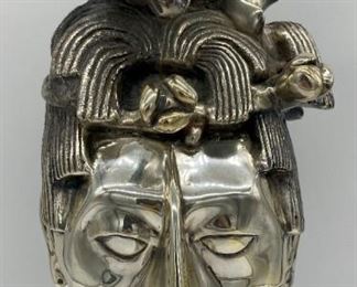 Federico Cardona silver-plated bust