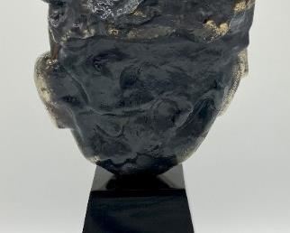 Federico Cardona silver-plated bust