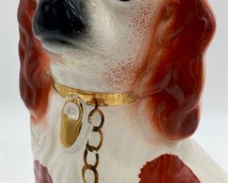 Staffordshire Fine Ceramics dog figurines (set of 2) made in England