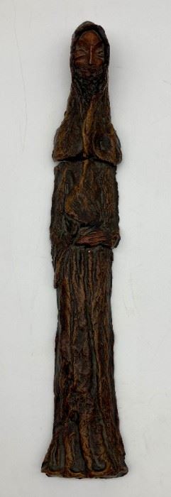 Vintage wooden man dagger 