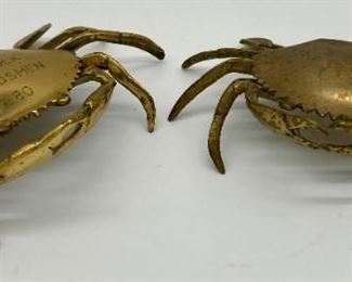 Vintage MCM crab ashtrays (2 available)