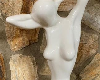 Vintage Jaru standing nude