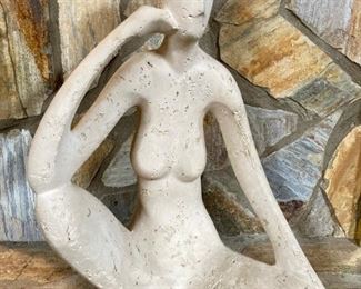 Vintage Jaru faux stone nude