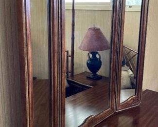 Vintage Drexel Heritage Brittany Collection dresser with mirror