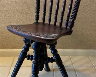 Antique claw foot chair